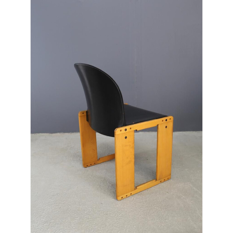Suite of 4 Dialogo Chairs by Tobia Scarpa for B&B italia, 1973