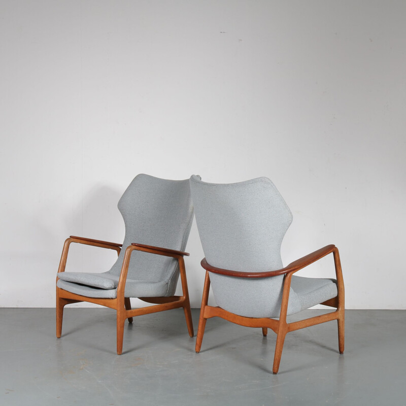 Paire de fauteuils vintage d'Aksel Bender Madsen pour Bovenkamp, Pays-Bas