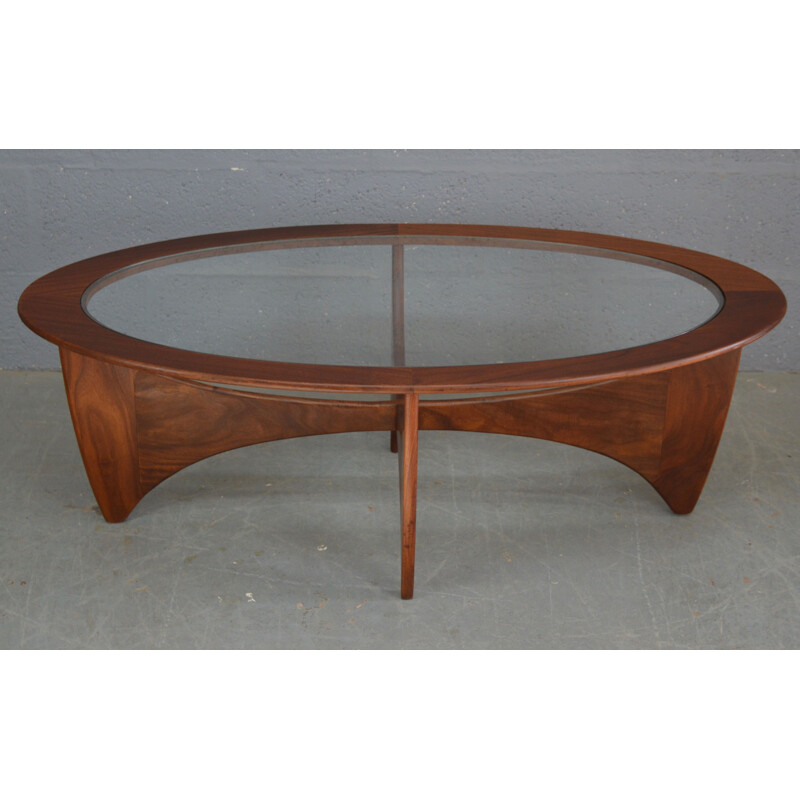 Table basse ovale Astro vintage par G Plan 1960