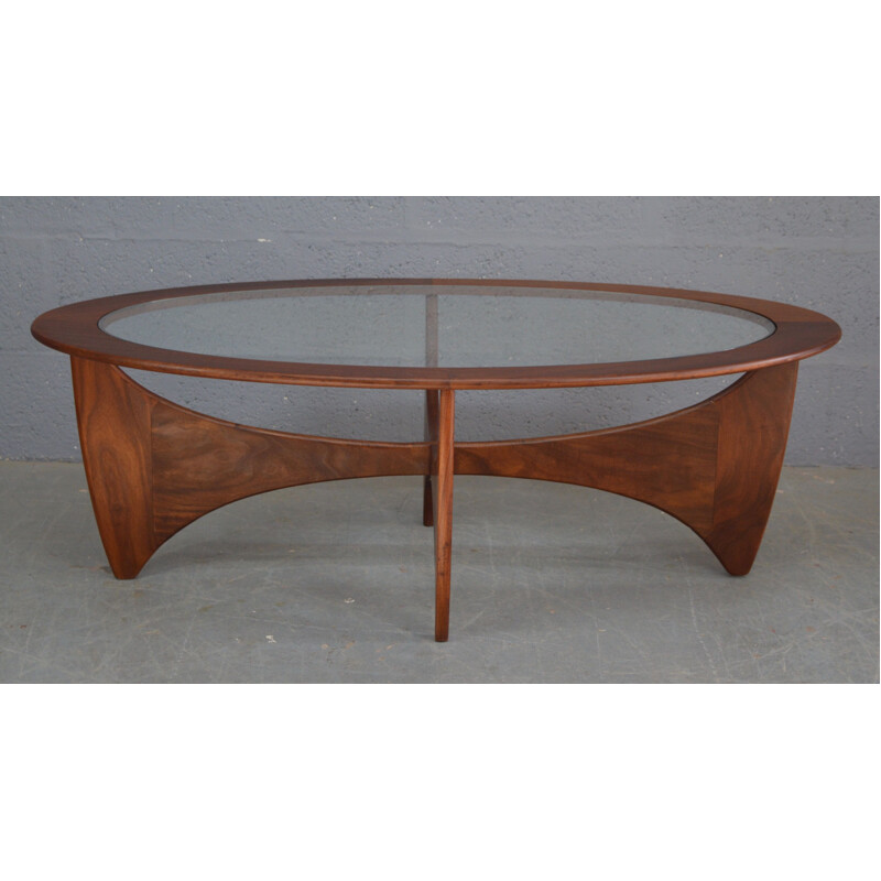 Vintage Oval Astro Coffee Table by G Plan 1960