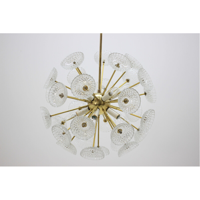 Sputnik Space age vintage pendant light, 1970s