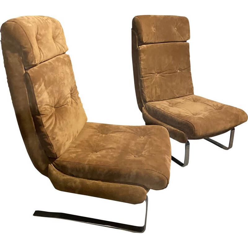 Pareja de sillones vintage de los años 70