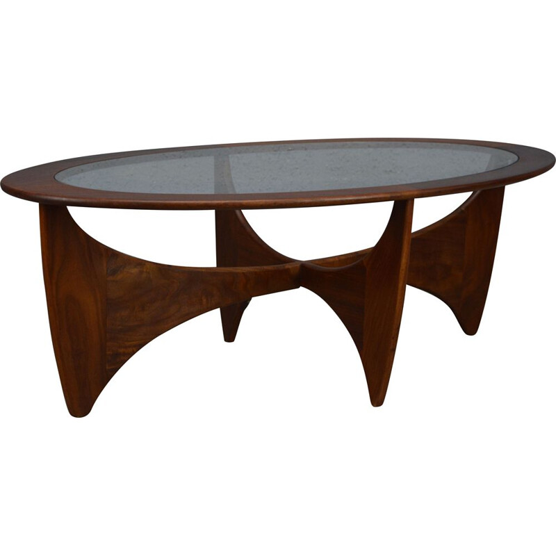 Vintage Oval Astro Coffee Table by G Plan 1960