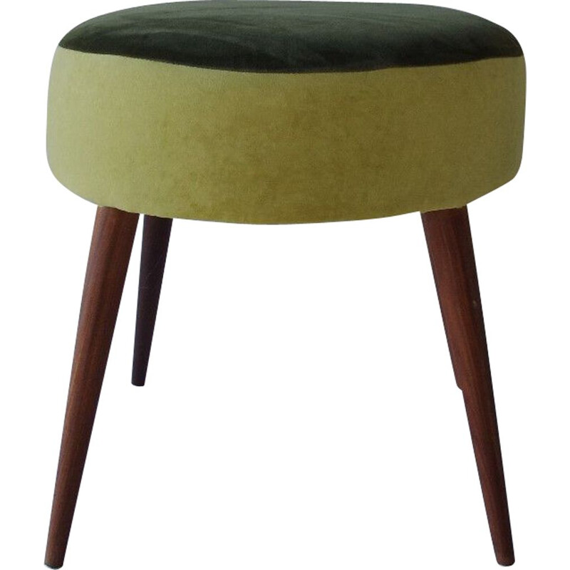 Green vintage stool, 1960s