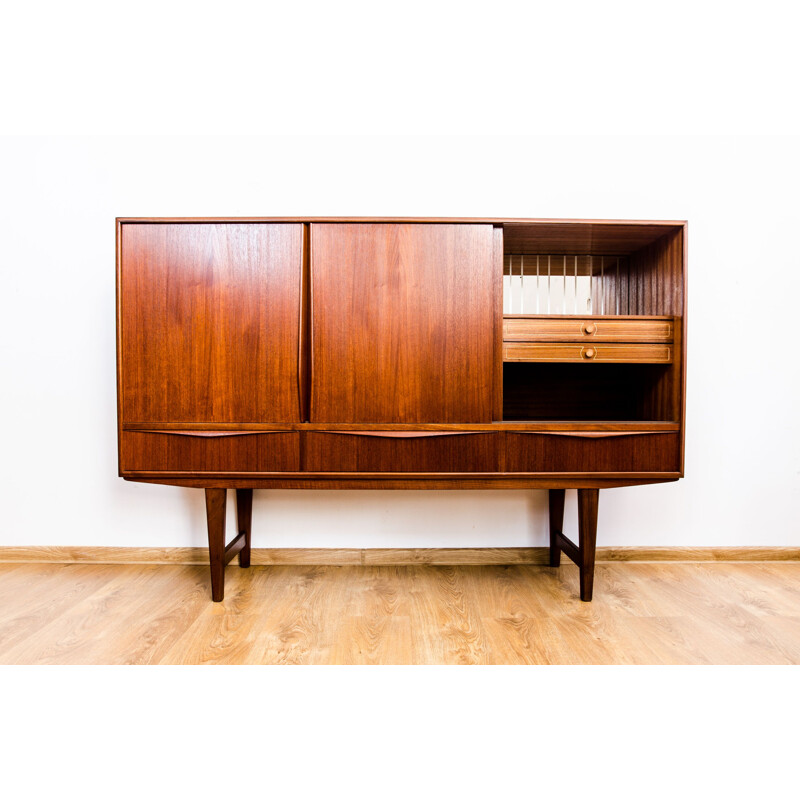 Danish teak vintage cabinet by E. W. Bach for Sejling Skabe, 1957