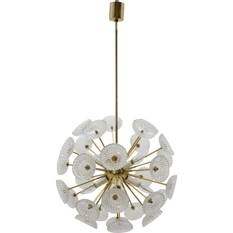 Sputnik Space age vintage pendant light, 1970s