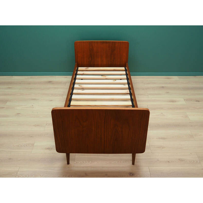 Teak vintage bed frame by Sino, 1970s