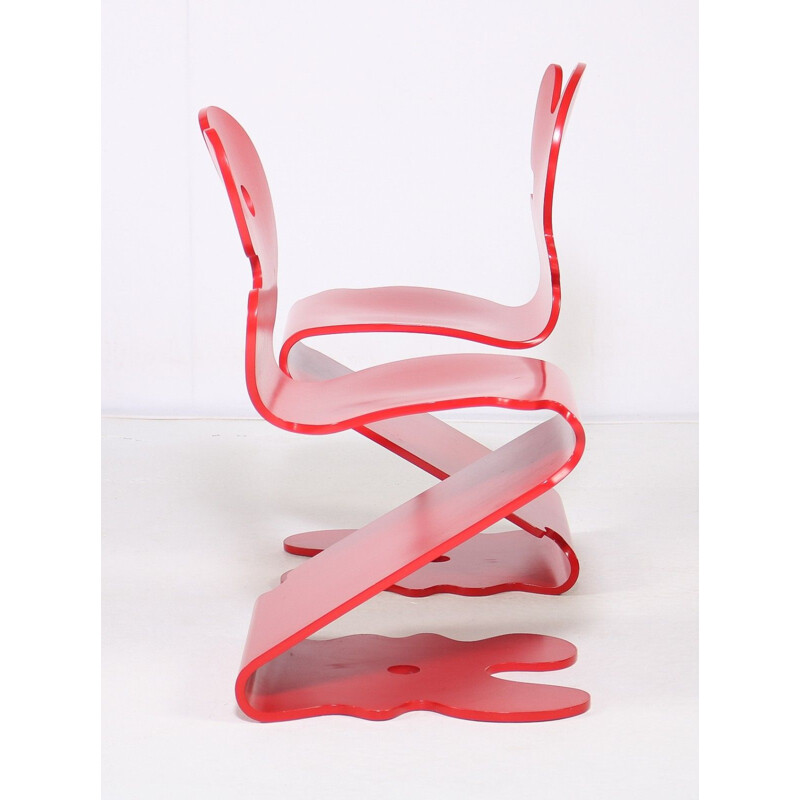 Verner Panton Pantonic 5010 Chairs for Studio Hag