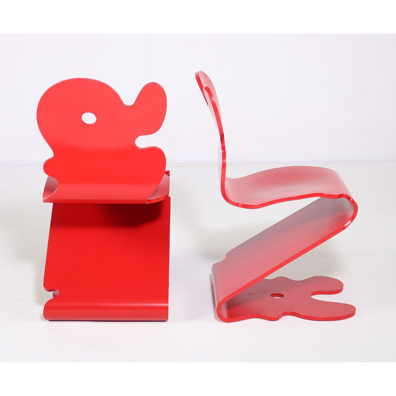 Verner Panton Pantonic 5010 Chairs for Studio Hag