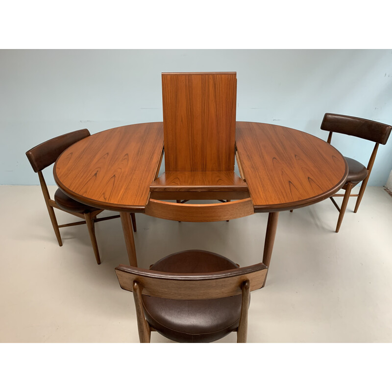 Vintage dining set in wood by G-Plan, 1960s