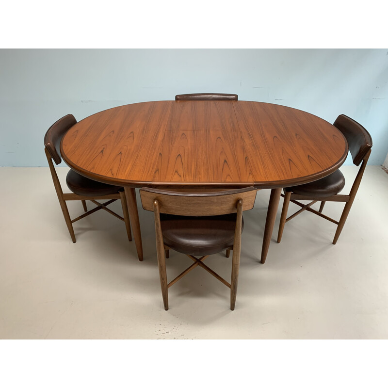 Vintage dining set in wood by G-Plan, 1960s
