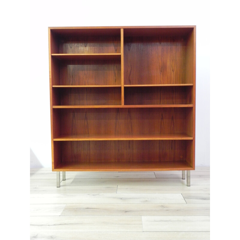 Scandinavian bookcase in teak,  OMANN JR - 1970s