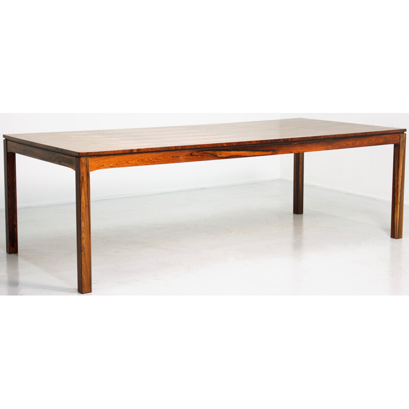 Table vintage Scandinave en palissandre de Rio, 1960s