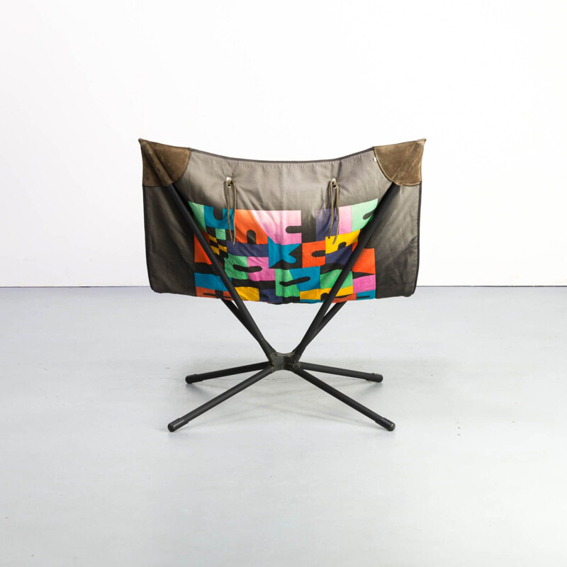 Vintage "Miamina" chair Alberto by Salviati & Ambrogio Tresoldi for Saporiti, 1980