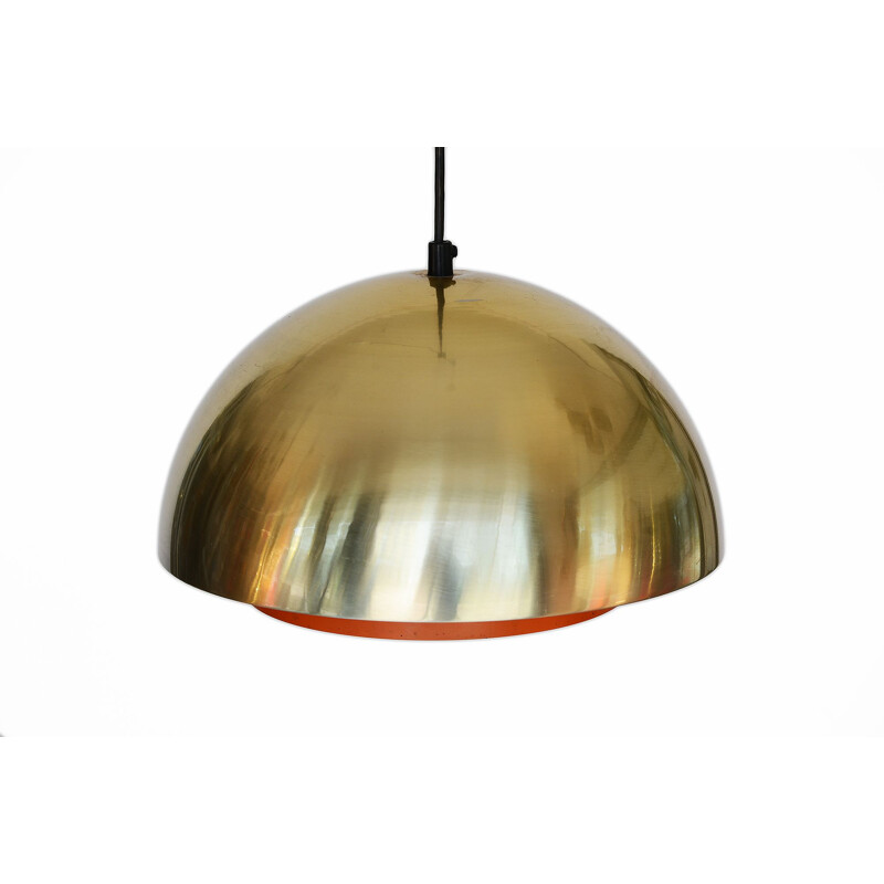 Vintage pendant light "Milieu" by Jo Hammerborg for Lyfa, Denmark, 1970s