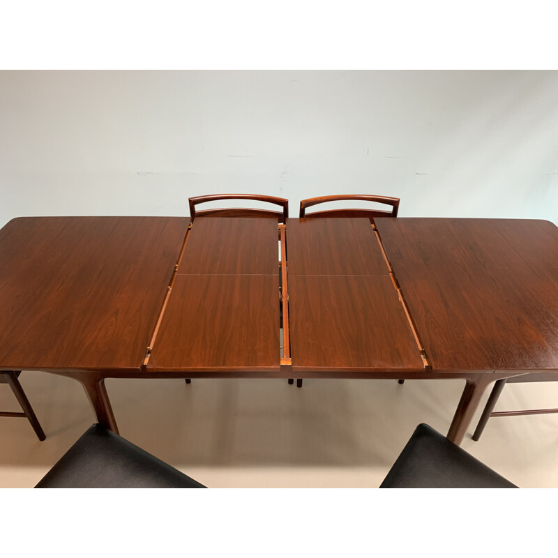 Vintage rosewood dining set by Mcintosh, 1960