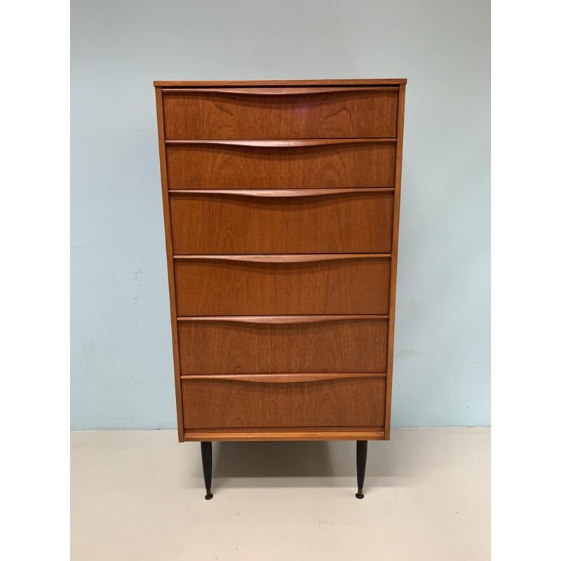 Vintage 6 drawers commode by Frank Guille for Austinsuite