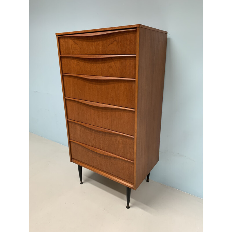 Vintage 6 drawers commode by Frank Guille for Austinsuite