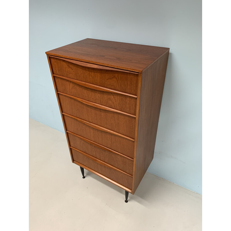 Vintage 6 drawers commode by Frank Guille for Austinsuite