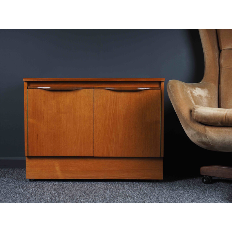 Vintage teak sideboard with double doors