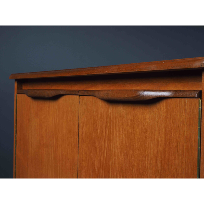 Vintage teak sideboard with double doors