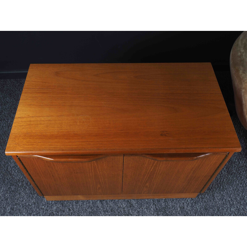 Vintage teak sideboard with double doors