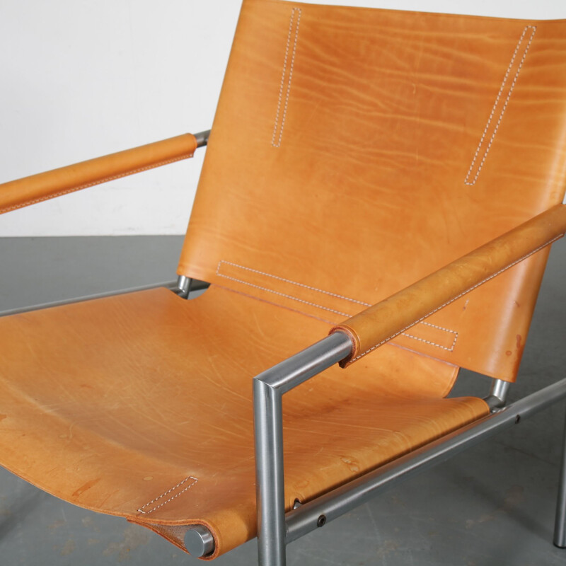 Vintage pair of Dutch lounge chairs by Martin Visser for Spectrum, Netherlands, 1960s 