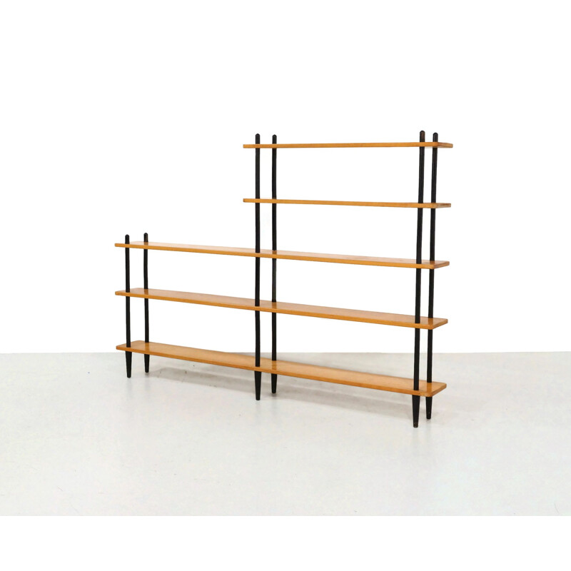 Vintage birch shelf, 1950