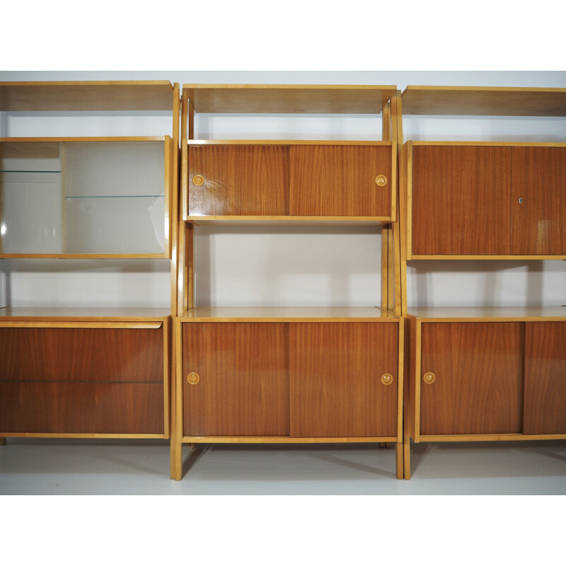 Vintage large vintage modular wall unit, 1970s