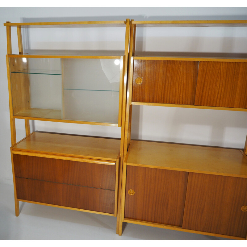 Vintage large vintage modular wall unit, 1970s