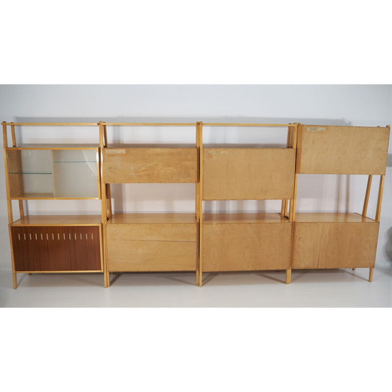 Vintage large vintage modular wall unit, 1970s