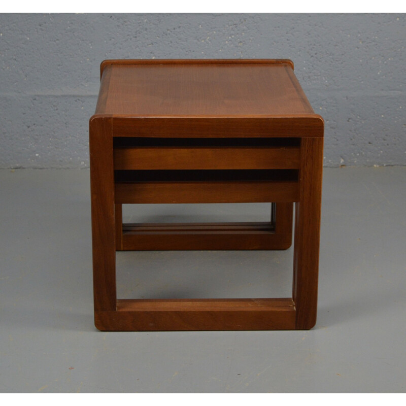 Set of vintage Scandinavian nesting tables