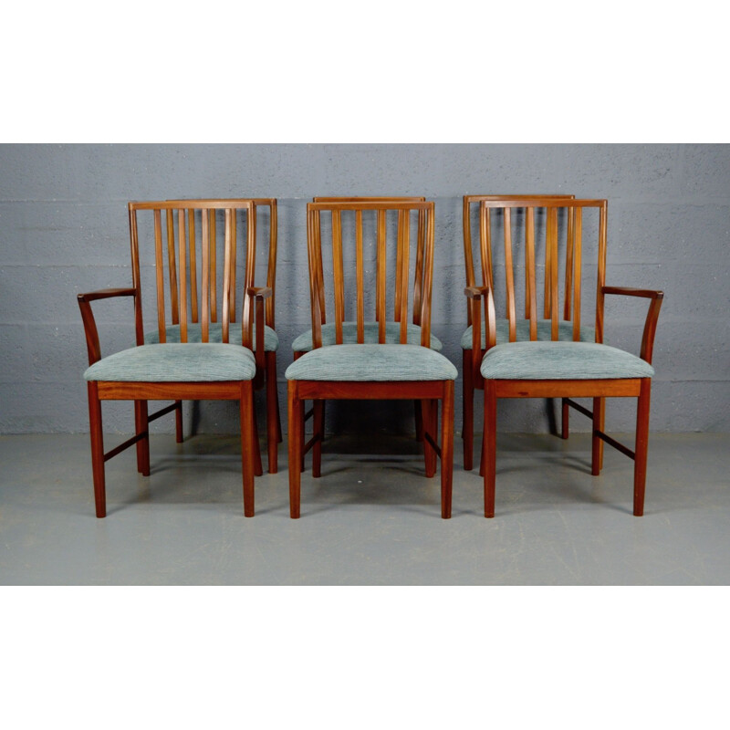 Set of 8 vintage dining chairs by McIntosh