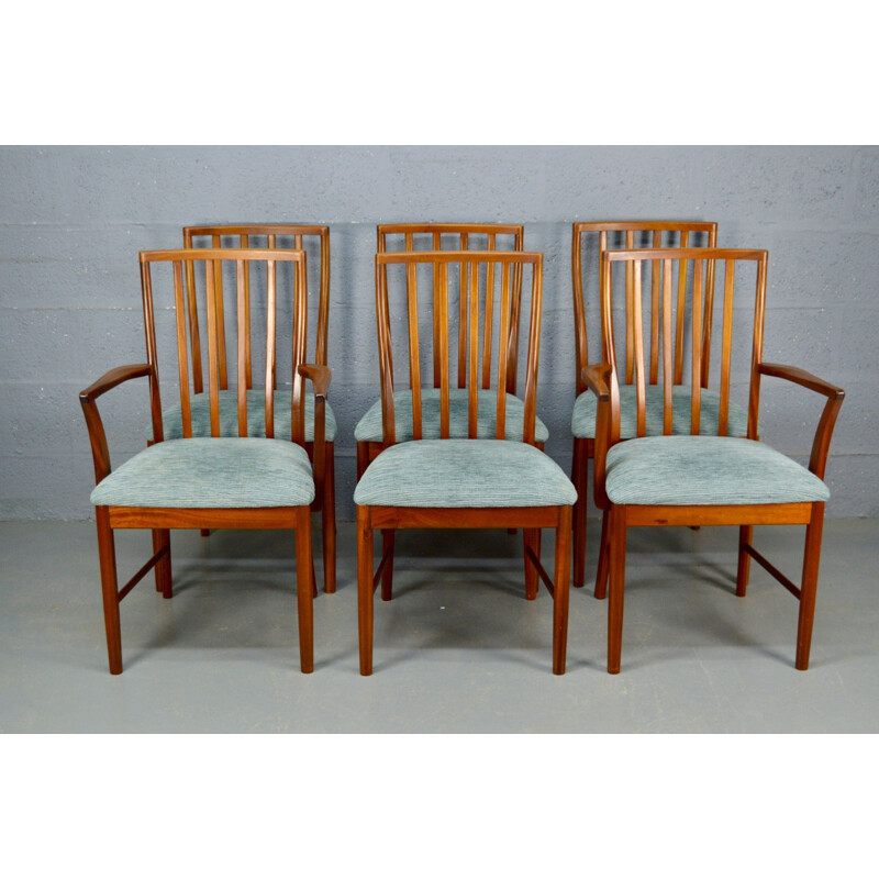 Set of 8 vintage dining chairs by McIntosh