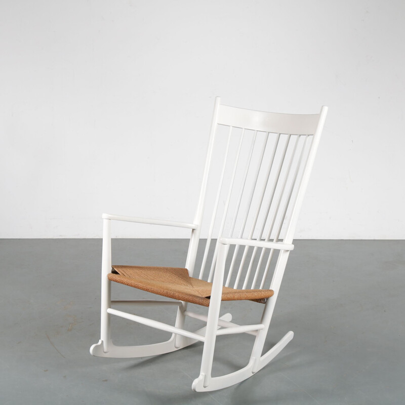 Vintage Danish rocking chair by Hans J. Wegner for FDB Mobler, Denmark