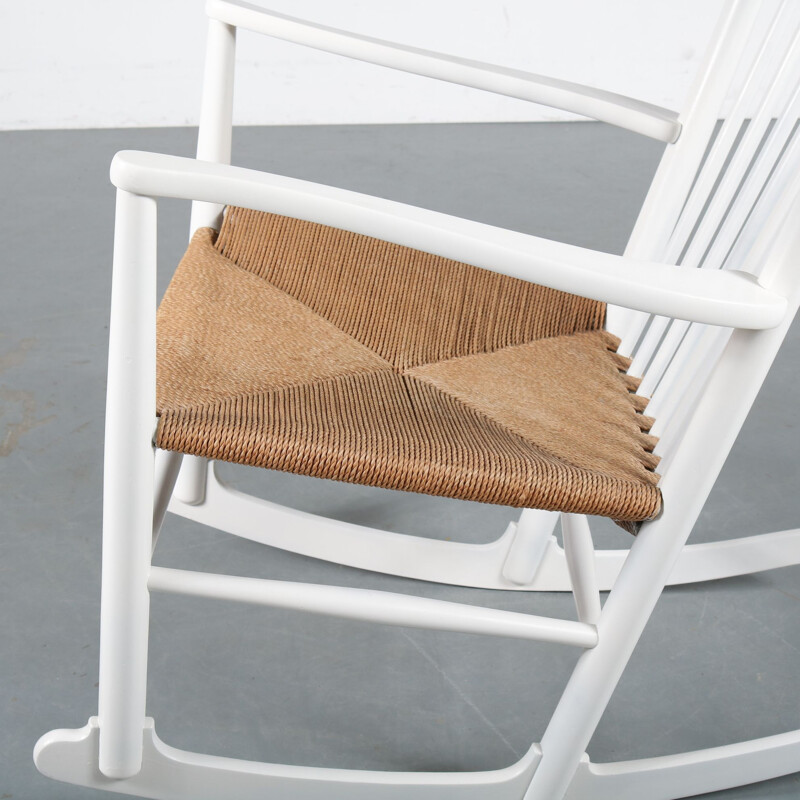 Vintage Danish rocking chair by Hans J. Wegner for FDB Mobler, Denmark