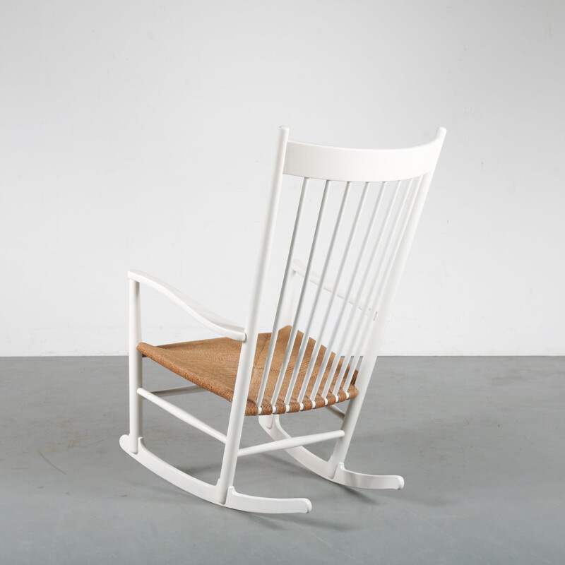 Vintage Danish rocking chair by Hans J. Wegner for FDB Mobler, Denmark