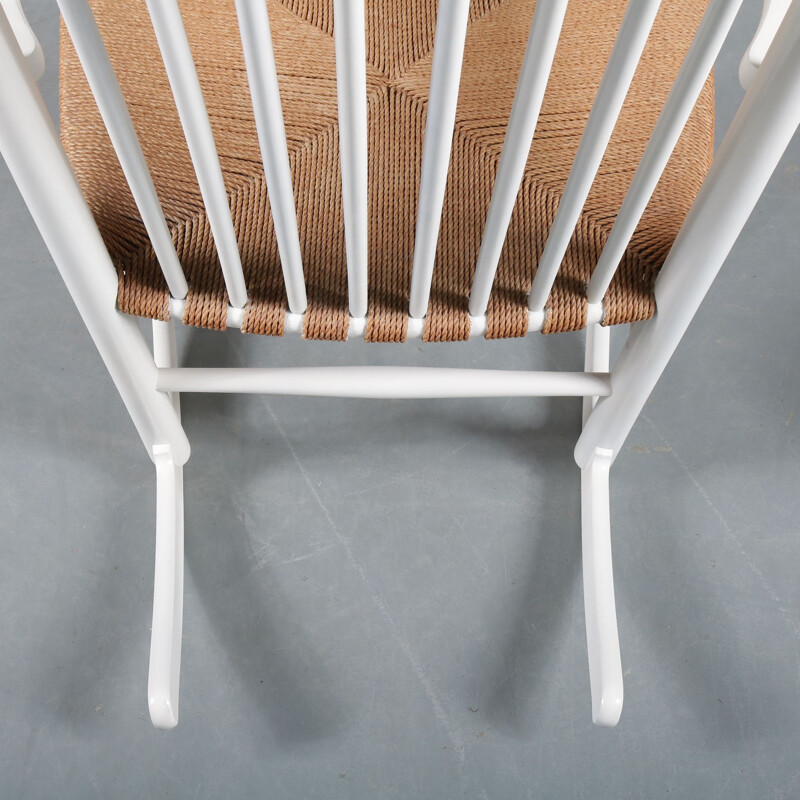 Vintage Danish rocking chair by Hans J. Wegner for FDB Mobler, Denmark