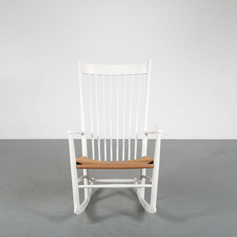 Vintage Danish rocking chair by Hans J. Wegner for FDB Mobler, Denmark