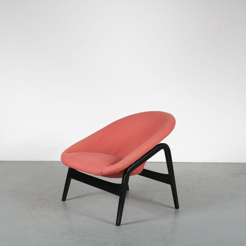 Vintage armchair model 118 by Hartmut Lohmeyer from by Artifort, Netherlands, 1950s