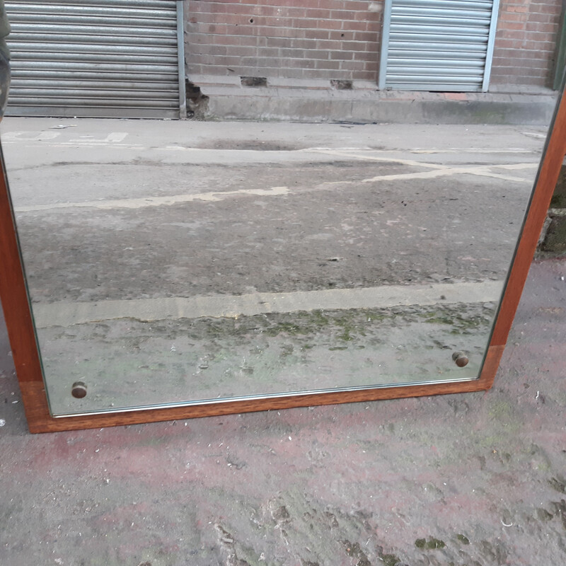 Vintage Teak Mirror