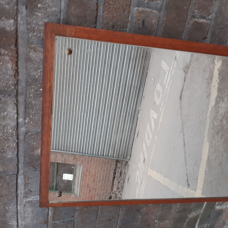 Vintage Teak Mirror