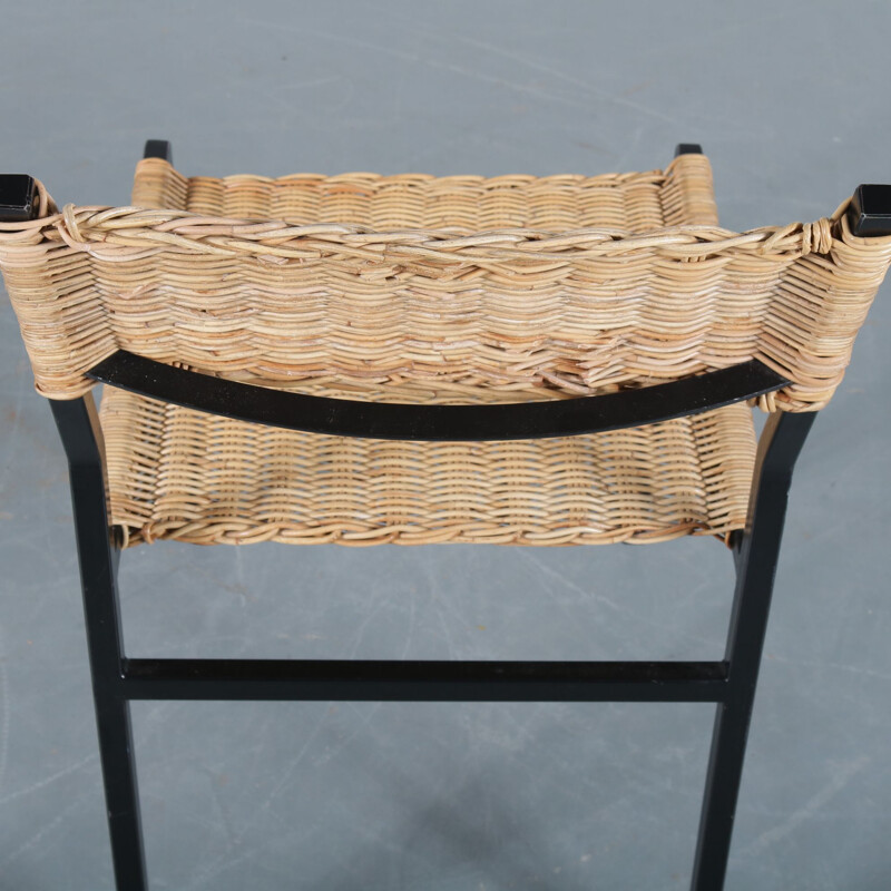 Vintage Wicker dining chair by Martin Visser from Spectrum, Netherlands, 1960s