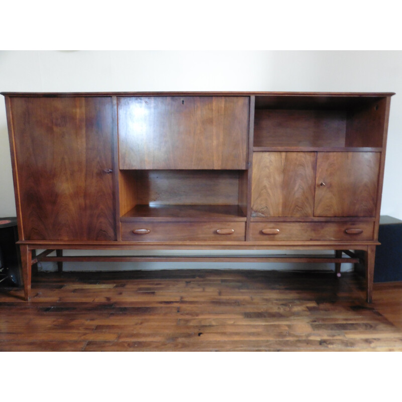 Large Arno Scandinavian sideboard in Rio rosewood - 1950s