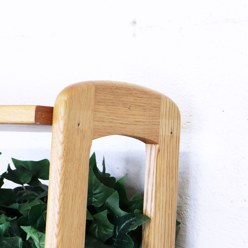 Vintage teak and oak bookcase, Sweden, 1960s