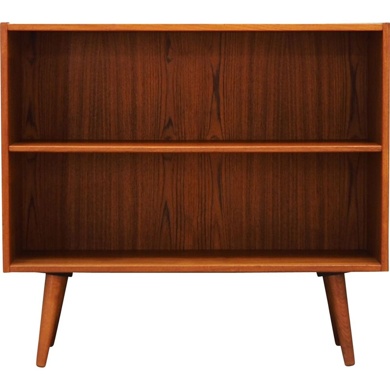 Vintage bookcase in teak veneer, Scandinavian design, 1960-1970