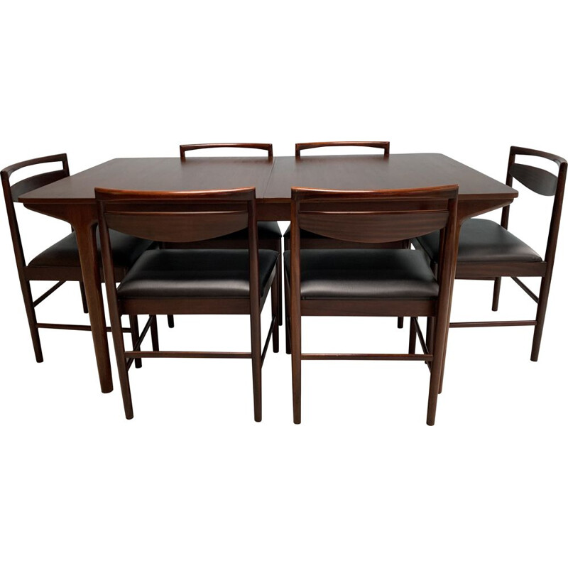 Vintage rosewood dining set by Mcintosh, 1960