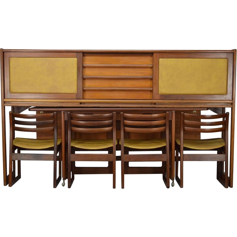 Vintage teak dining set by Elliots of Newbury, 1960s