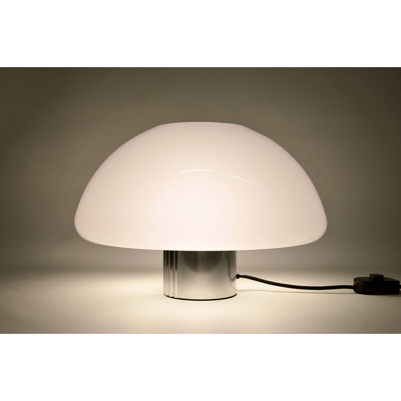 Vintage Mushroom Table Lamp Mod. 4030 by Harvey Guzzini 1970s