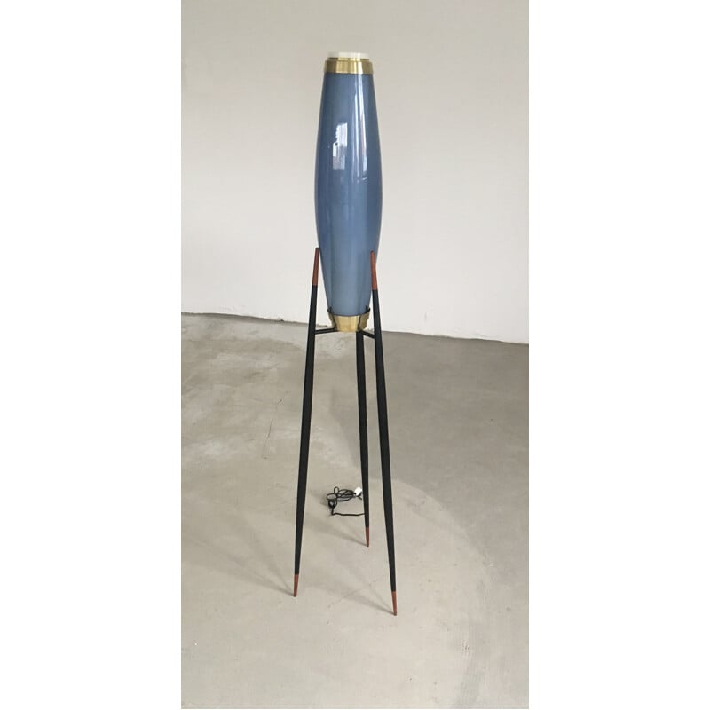 Pair of Danish Tripod Floor Lamps by Svend Aage Holm Sorensenen